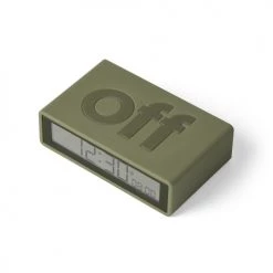 Lexon Horloges Murales Et Horloges à Poser Réveil LCD Réversible ON-OFF En ABS Vert Kaki 11 Lexon Horloges Murales Et Horloges à Poser Réveil LCD Réversible ON-OFF En ABS Vert Kaki -Plaques et lettrages Soldes reveil lcd reversible on off en abs vert kaki 3