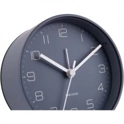 Present Time Horloges Murales Et Horloges à Poser Réveil Lofty Bleu Nuit -Plaques et lettrages Soldes reveil lofty bleu nuit 2