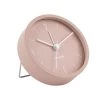 Present Time Horloges Murales Et Horloges à Poser Réveil Numbers & Lines Rose