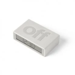 Lexon Horloges Murales Et Horloges à Poser Réveil ON-OFF En ABS Blanc -Plaques et lettrages Soldes reveil on off en abs blanc 3