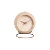 Karlsson Horloges Murales Et Horloges à Poser Réveil Rond Effet Flottant D.9,5cm Beige Sable
