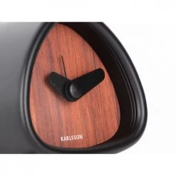 Present Time Horloges Murales Et Horloges à Poser Réveil Triangle Métal Marron -Plaques et lettrages Soldes reveil triangle metal marron 4