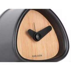 Present Time Horloges Murales Et Horloges à Poser Réveil Triangle Métal Naturel -Plaques et lettrages Soldes reveil triangle metal naturel 4